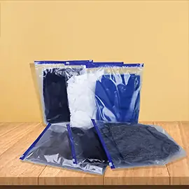 Zip-lock plastic bags