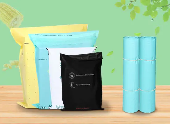 a sustainable economy using compostable courier bags