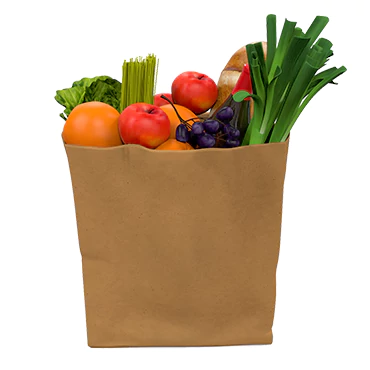 kraft paper bag for fruits and vegetables