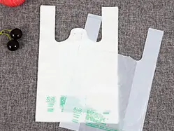 biodegradable plastic clear t-shirt bags