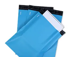 sky blue poly mailers