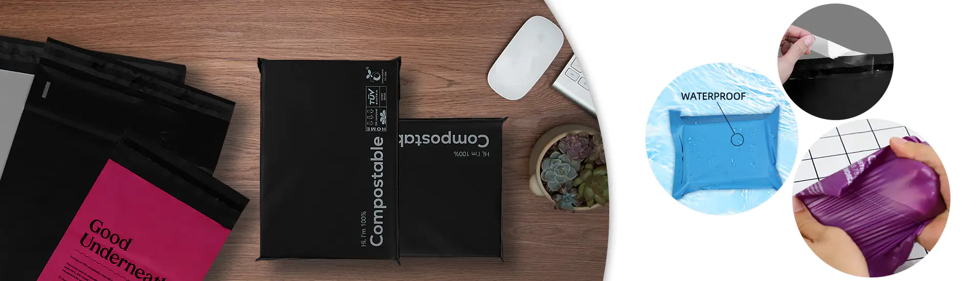 compostable mailing bags banner
