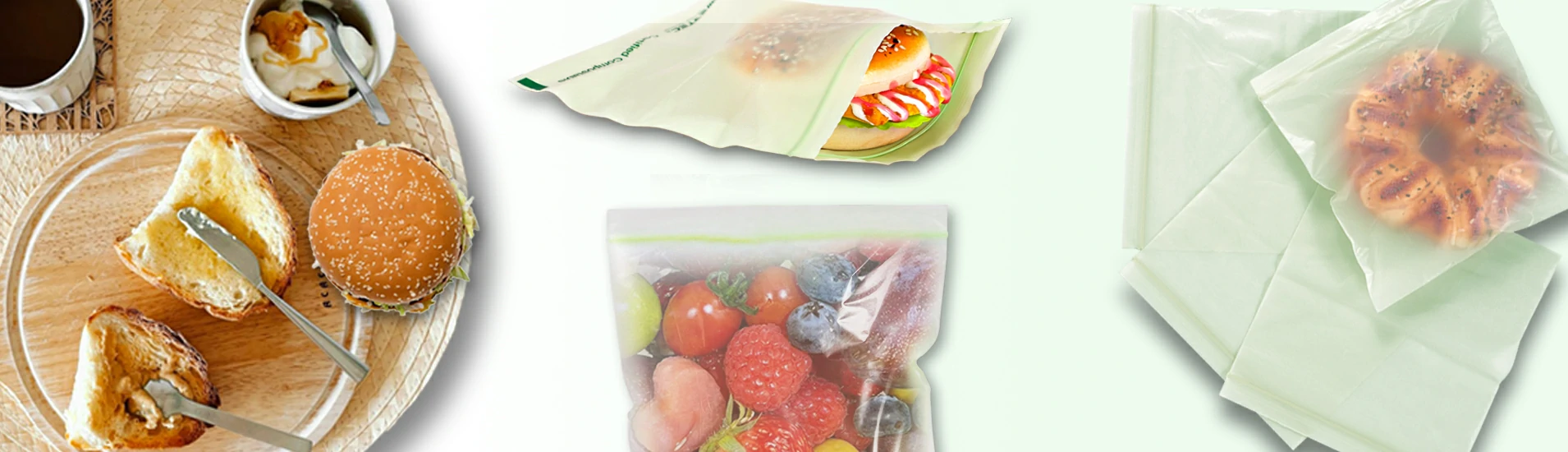 compostable plastic zip bags banner