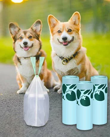 dog poop drawstring bags