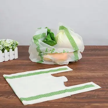 w cut compostable carry bags