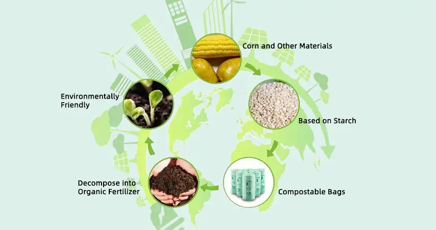 Lifecycle of compostable bags