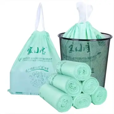 trash bags with drawstring