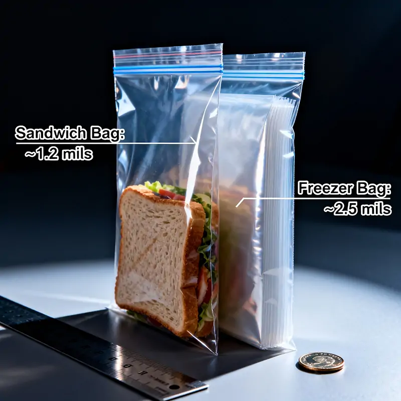Sandwich Bags vs. Freezer Bags