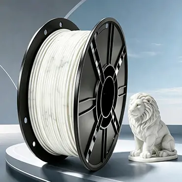 Marble effect PLA 3D printer filament - Creates realistic stone texture for architectural visualization